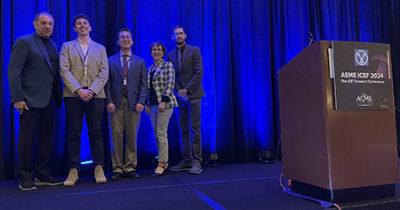 Alfie Drew at the ASME ICEF Conference