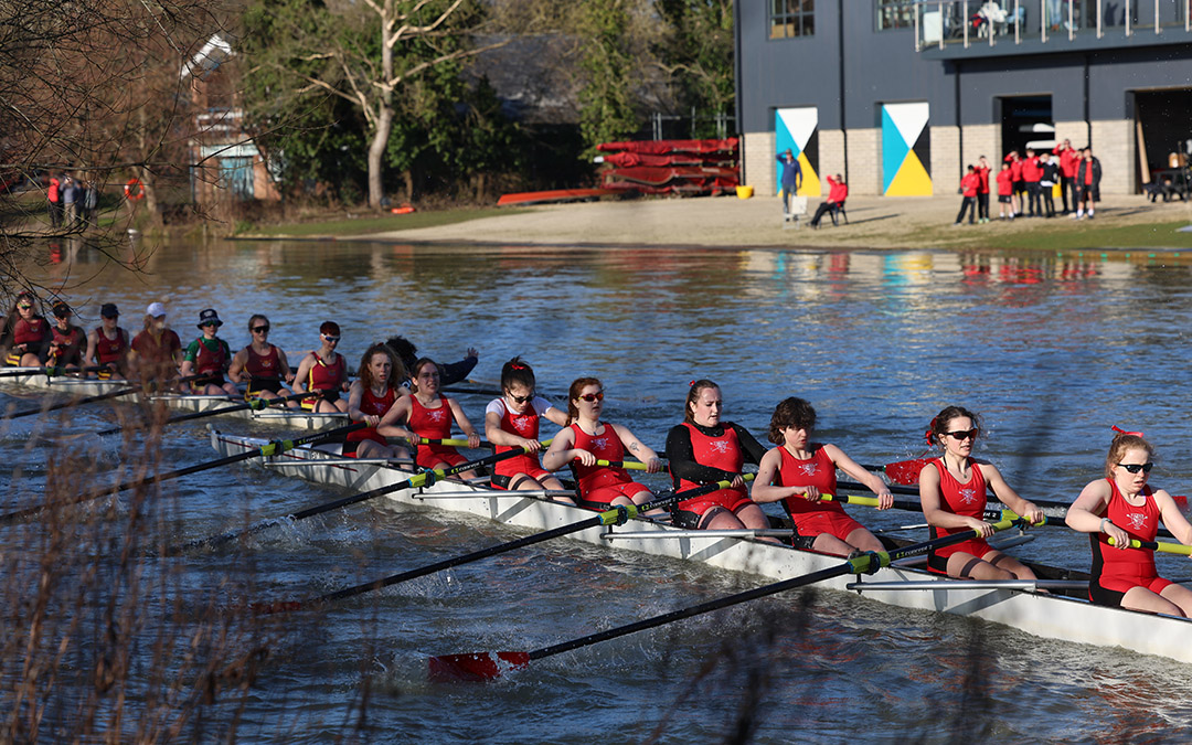 Exeter's women's boat bumps Teddy Hall