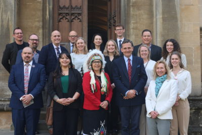 Indigenous leaders from Saskatchewan and Rector Roe